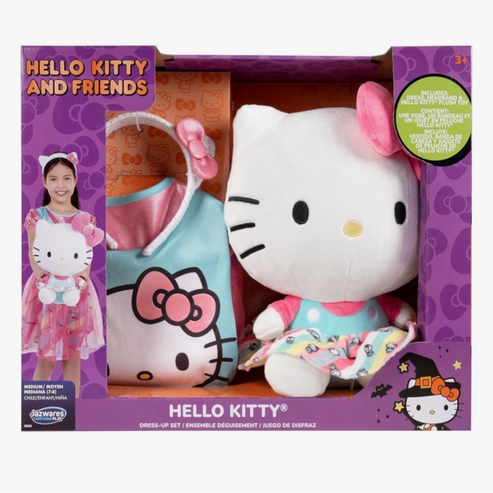 Hello Kitty Plush &  Dress up set